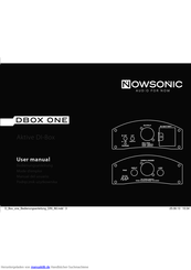 Nowsonic DBOX ONE Bedienungsanleitung