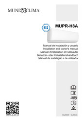 mundoclima MUPR-H8a Benutzer- Und Installationshandbuch