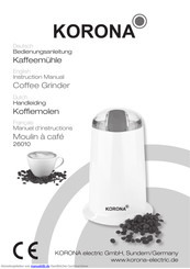 Korona 26010 Bedienungsanleitung
