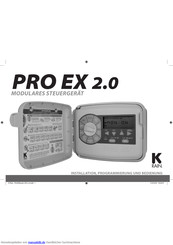 K-Rain PRO EX 2.0 Installations- Und Bedienungsanleitung