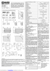 Murr Elektronik MPS20-3x400-500/24 Bedienungsanleitung