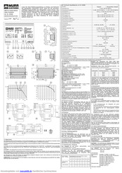 Murr Elektronik MPS10-3x400-500/24 Bedienungsanleitung