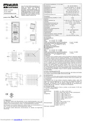 Murr Elektronik MCS6-115-230/5 Bedienungsanleitung