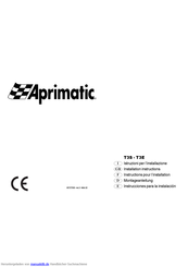 Aprimatic T3E Montageanleitung