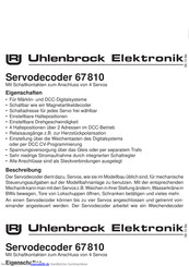 Uhlenbrock Elektronik 67810 Anleitung