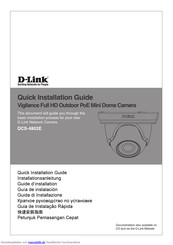 D-Link DCS-4802E Installationsanleitung