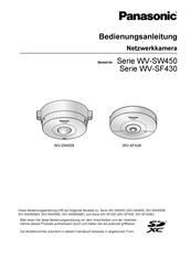 Panasonic WV-SW450 Serie Bedienungsanleitung