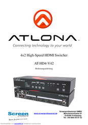 Atlona AT-HD4-V42 Bedienungsanleitung