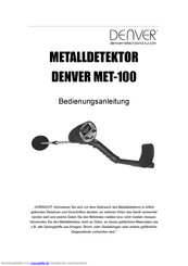 Denver MET-100 Bedienungsanleitung