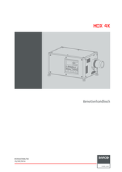 Barco HDX 4K Benutzerhandbuch