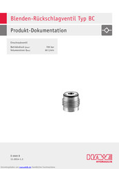 HAWE Hydraulik SE BC Serie Produktdokumentation