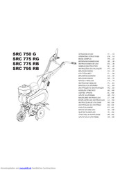 Stiga SRC 750 G Montage- Und Bedienungsanweisung