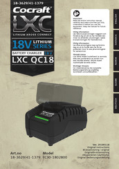 Cocraft LXC QC18 Original Bedienungsanleitung