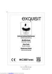 Exquisit MC3001wes Bedienungsanleitung