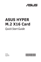 Asus HYPER M.2 X16 Card Schnellstartanleitung