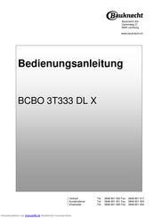 Bauknecht BCBO 3T333 DL X CH Bedienungsanleitung