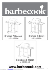 Barbecook Brahma 3.0 inox Montageanweisungen