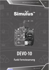 Simulus DEVO-10 Bedienungsanleitung