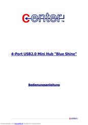 C-enter Blue Shine Bedienungsanleitung