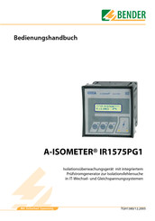 Bender A-ISOMETER IR1575PG1 Bedienungshandbuch