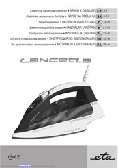 eta LANCETTA Bedienungsanleitung