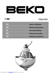 Beko FSA21320 Bedienungsanleitung