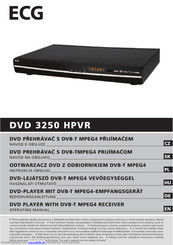 ECG DVD 3250 HPVR Bedienungsanleitung
