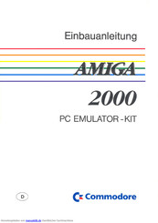 Commodore Amiga 2000 Einbauanleitung