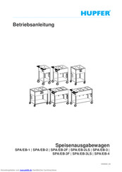 Hupfer SPA/EB-3F Betriebsanleitung
