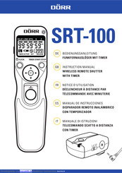 Dorr SRT-100 Bedienungsanleitung