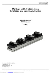 SCHUNK KSM2 Montage- Und Betriebsanleitung