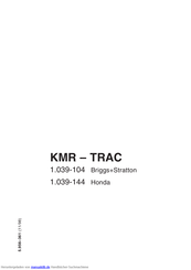 Kärcher KMR-TRAC Bedienungsanleitung
