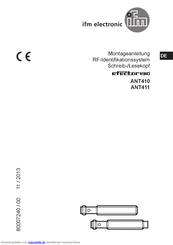 IFM Electronic ANT411 Montageanleitung