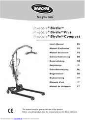 Invacare Birdie Plus Gebrauchsanweisung