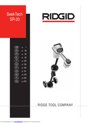 RIDGID SeekTech SR-20 Bedienungsanleitung
