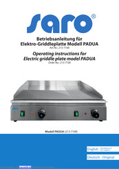 saro PADUA Betriebsanleitung