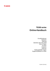 Canon TS300-series Online-Handbuch