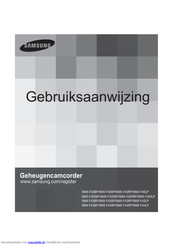 Samsung SMX-F44BP Benutzerhandbuch
