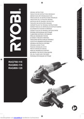 Ryobi RAG800-125 Originalanleitung