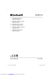 EINHELL GC-EM 1742 Originalbetriebsanleitung