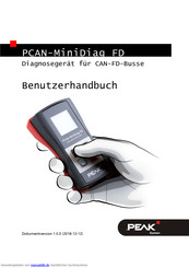 Peak PCAN-MiniDiag FD Benutzerhandbuch