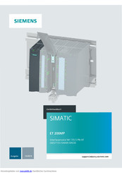 Siemens IM 155-5 PN HF Gerätehandbuch