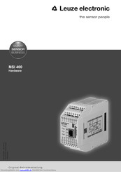 Leuze Electronic MSI 400 Betriebsanleitung