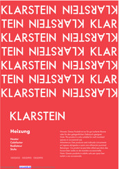 Klarstein 10032992 Handbuch