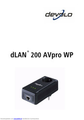 Devolo dLAN 200 AVpro WP Handbuch