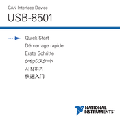 National Instruments USB-8501 Erste Schritte