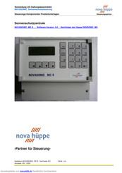 nova hüppe NOVASONIC MC 8 Handbuch