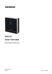 Siemens RDS110 Benutzeranleitung