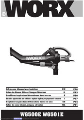 Worx WG500E Bedienungsanleitung