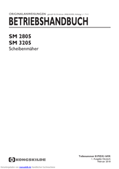 Kongskilde SM 2805 Originalanweisungen/Betriebshandbuch